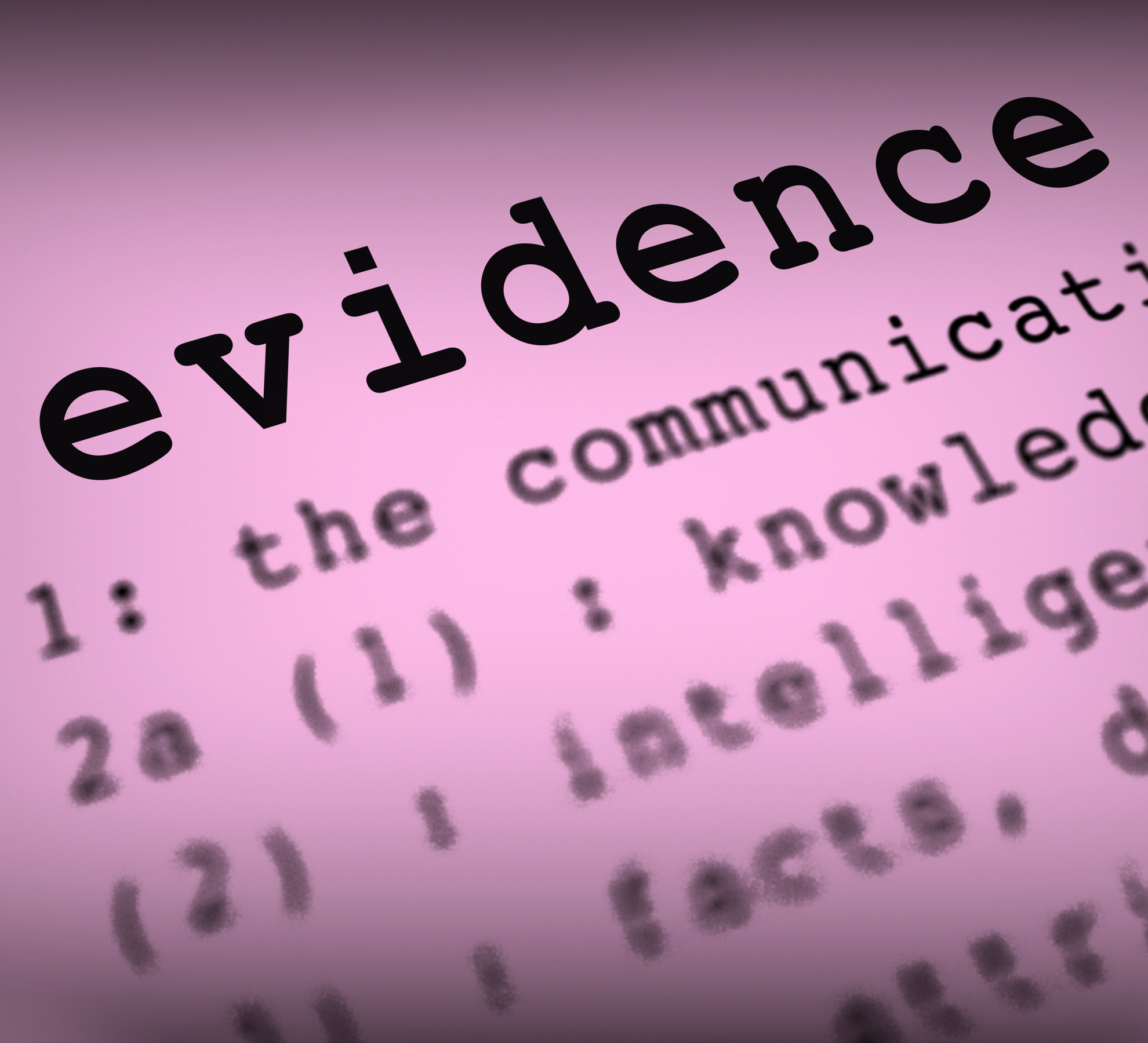 Evidence Definition Means Crime Scene Investigation And Police R